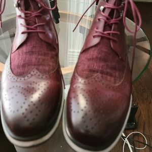 Marc Nolan Wingtip Leather Boots